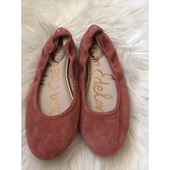 NWOT sam edelman coral suede ballet flats size 8.5 - Picture 2 of 6